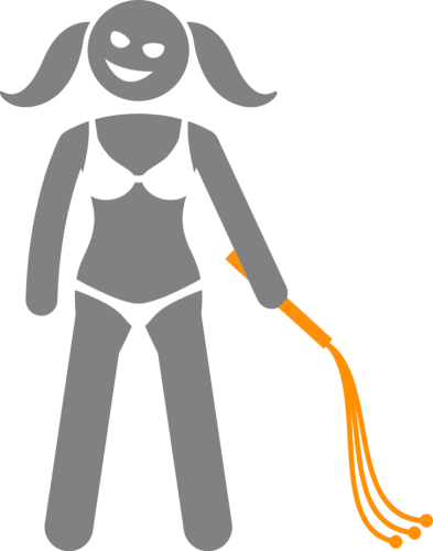 Markenfigur der XXX Agency mit orangem Herz